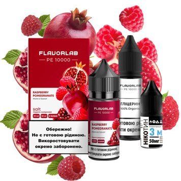 Фото Комплект PE10000 Flavorlab Raspberry Pomegranate 30 мл
