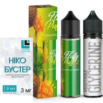 Фото Комплект Pineapple Mango Fluffy Puff 60мл