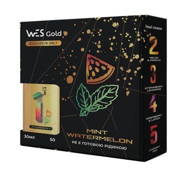 Фото Комплект Wes Salt Мята Арбуз 30 ml