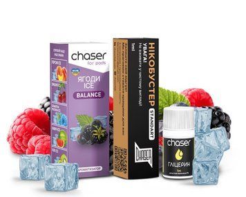 Фото Комплект Chaser Salt Ягоды&nbsp;ICE (Berry) 30 мл