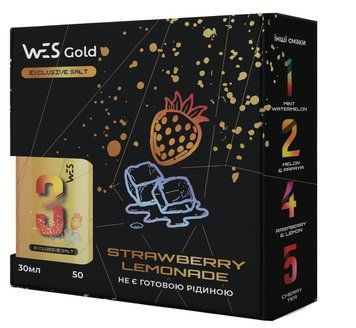 Фото Комплект Wes Salt Клубничный Лимонад 30 ml