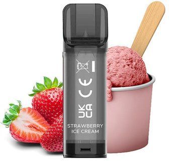 Фото Картридж Elf Bar Elfa Pods Полуничне морозиво (Strawberry Ice Cream) 5% 4 ml - 1 шт.