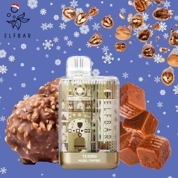 Фото Elf Bar TE5000 Christmas Edition Іриска (Hazel Toffee)