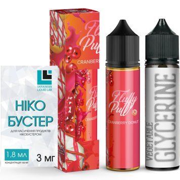Фото Комплект Cranberry Donut Fluffy Puff 60мл