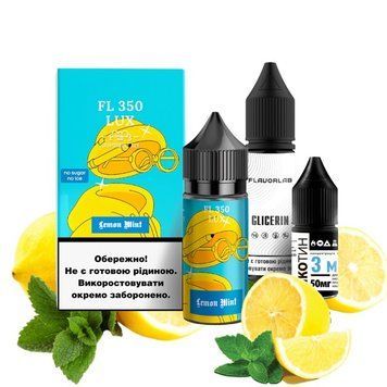 Фото Комплект FL350 LUX 30 мл FlavorLab Лимон Мята