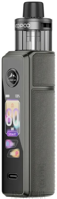 - Voopoo Drag X3 Kit 18650/21700 Gray Metal     ASHKA
