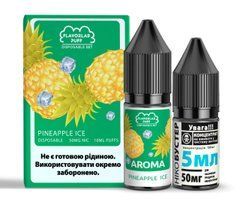 Фото Комплект PUFF SALT 50 мг 10 мл FlavorLab Ананас з льодом
