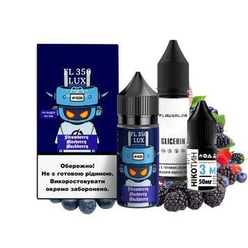 Фото Комплект FL350 LUX 30 мл FlavorLab Клубника-черника-ежевика