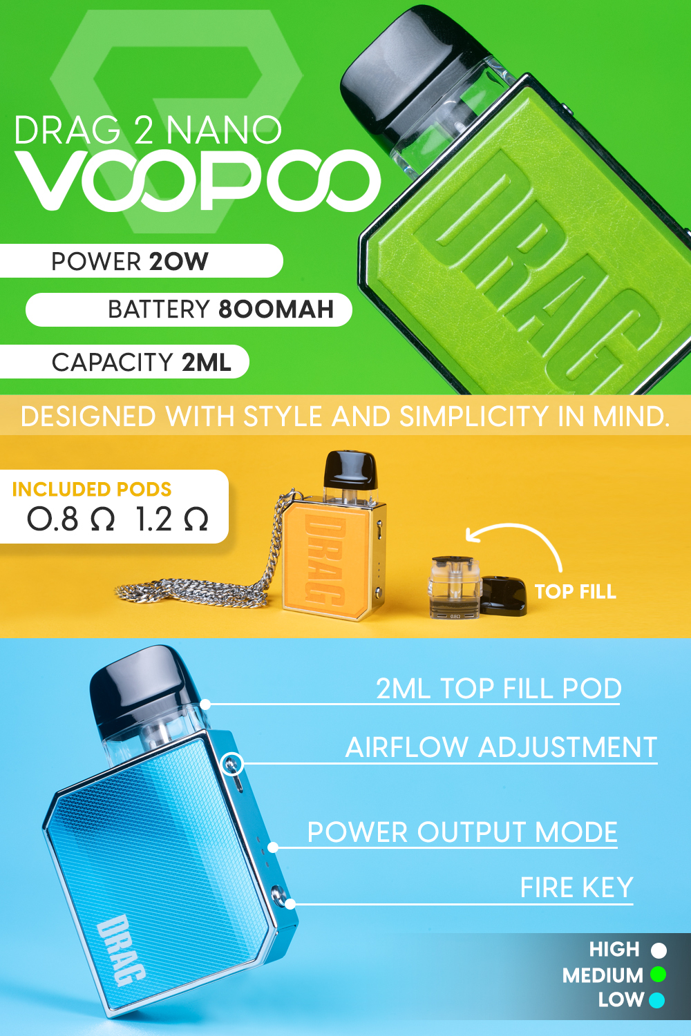 Drag nano 2